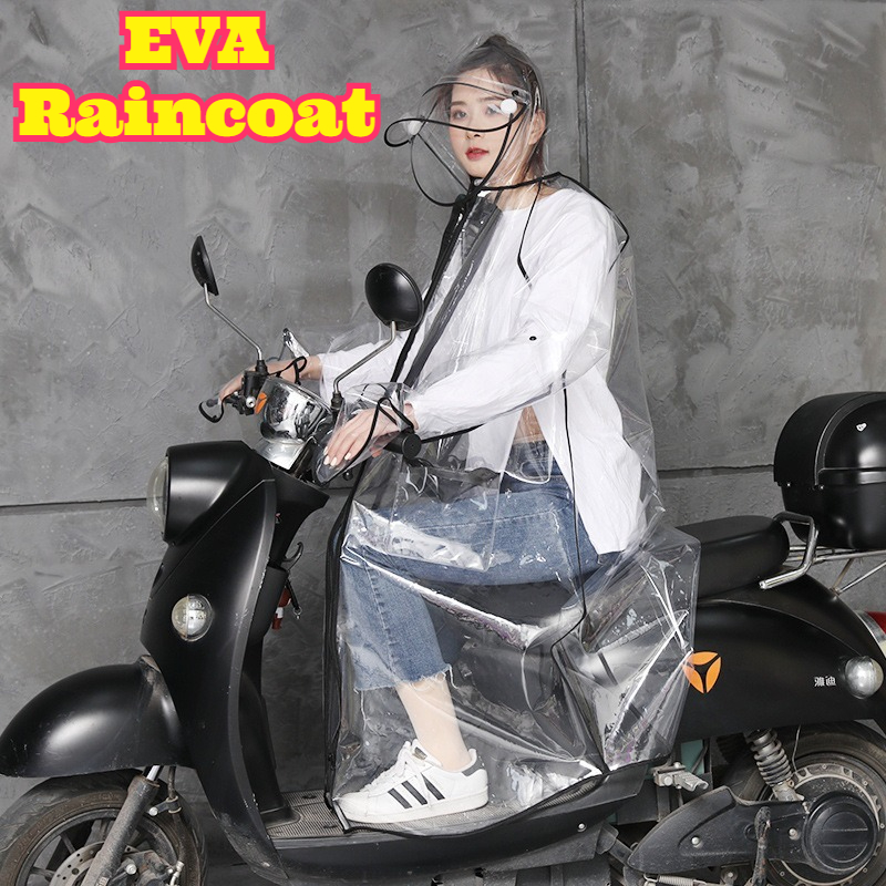 Cycling Commute Rain - Capa de Chuva Transparente em EVA