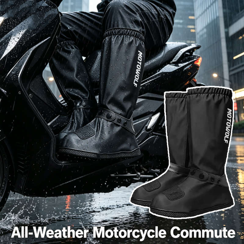 Cycling Commute Rain - Capas de chuva reutilizáveis para calçados,
