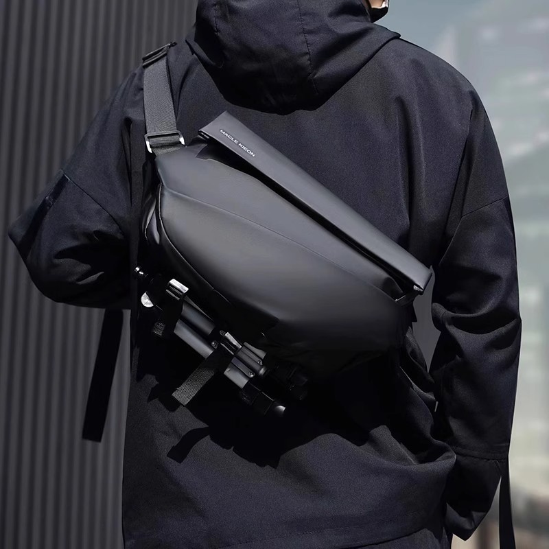 Waterproof Cycling Commute - Bolsa de peito masculina moderna para