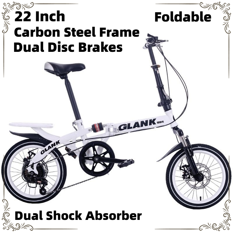 Cycling Commute Speed - Bicicleta Mini Dobrável de 22 Polegadas