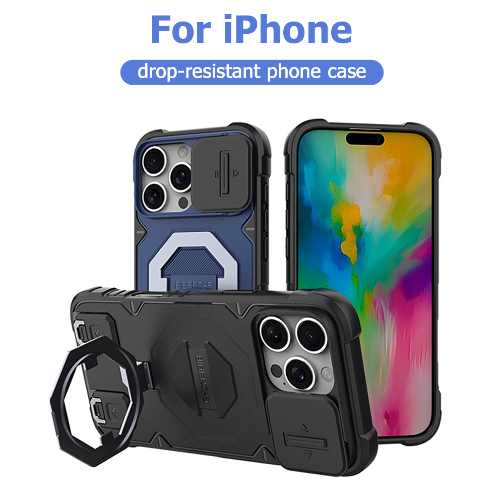 Kickstand Adjustable - Capa Magnética com Suporte Anel para