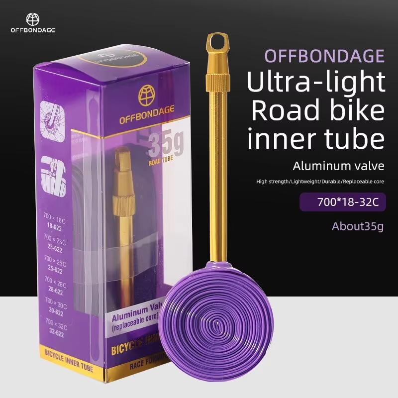 Inner Tube 700C - Offbondage válvula de alumínio ultraleve tubo