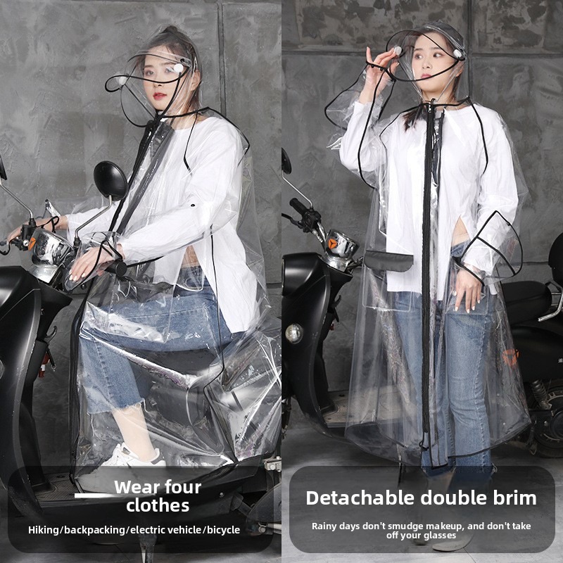 Capa de Chuva Transparente em  - Cycling Commute Rain avaliação e preço