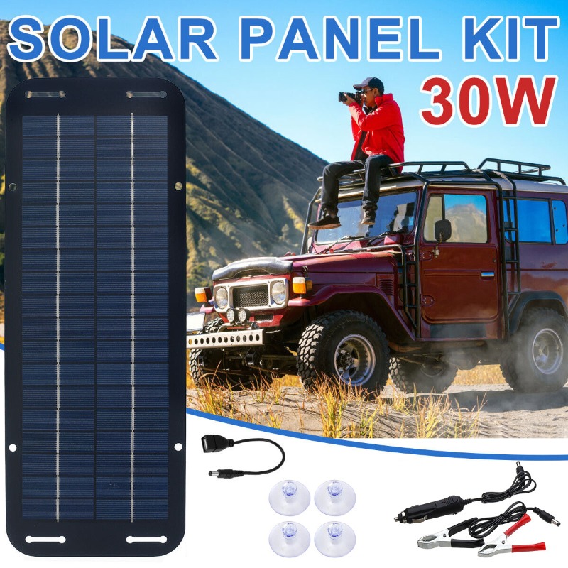 Kit de Painel Solar 12V IP65 à - Usb Charger Dynamo avaliação e preço