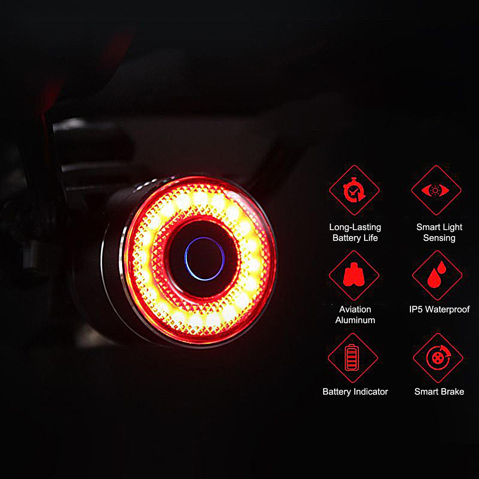 Luz traseira da bicicleta inte - Commuting With Road Bike avaliação e preço