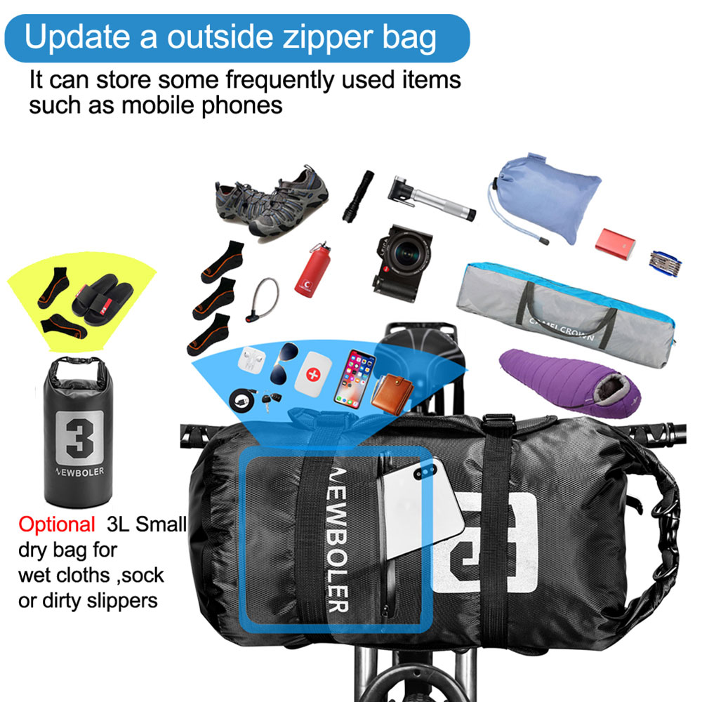 Newboler saco de bicicleta à p - Cycling Commuter Backpack Waterproof avaliação e preço