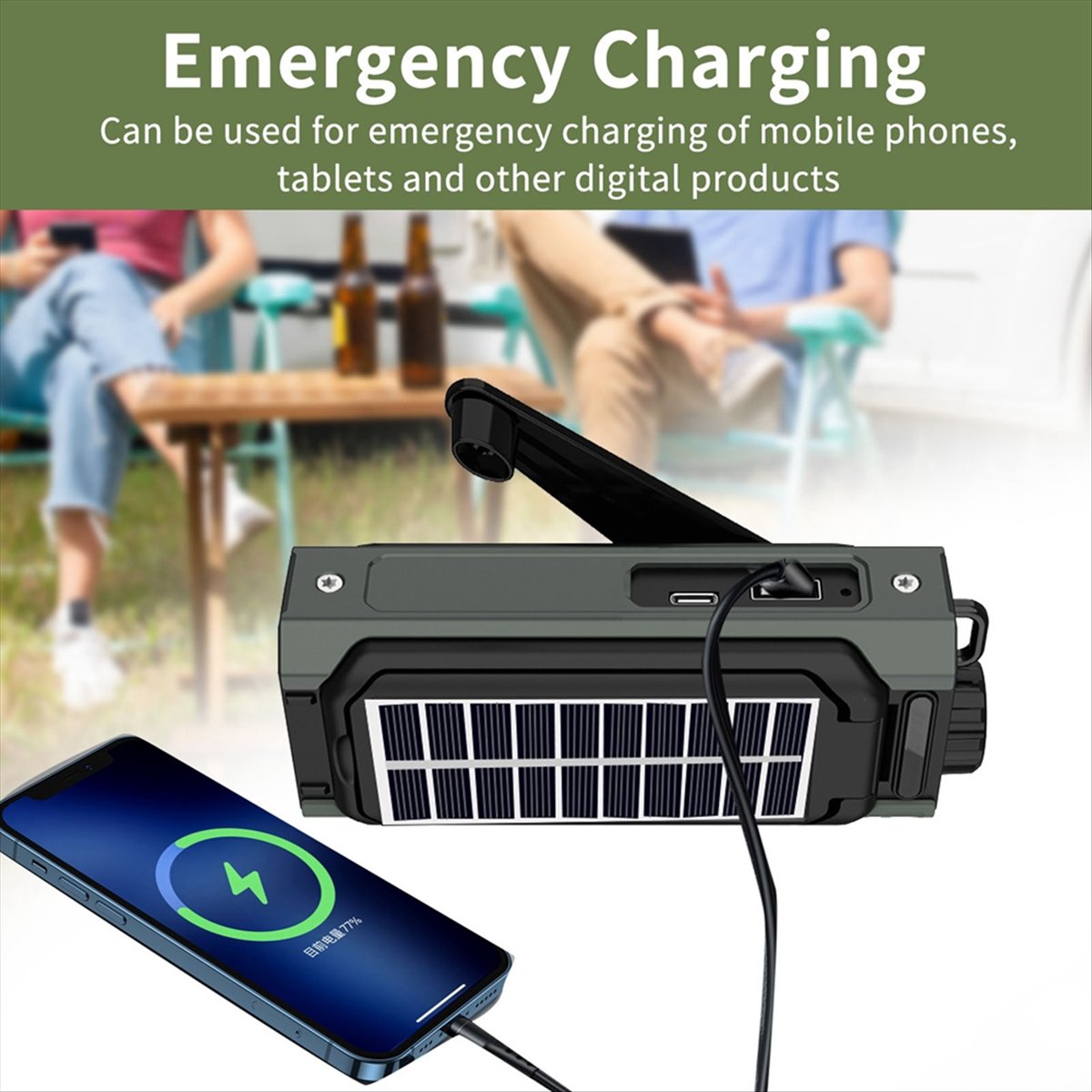 Rádio Solar Portátil A26Z, Rád - Usb Charger Dynamo avaliação e preço