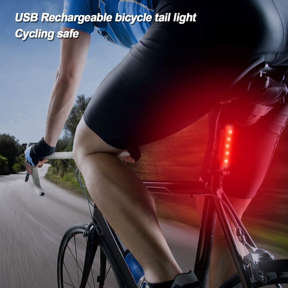 USB recarregável bicicleta luz - Cycling In City avaliação e preço