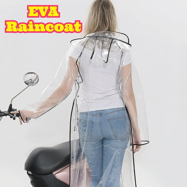 Capa de Chuva Longa Transparen - Waterproof Cycling Commute avaliação e preço