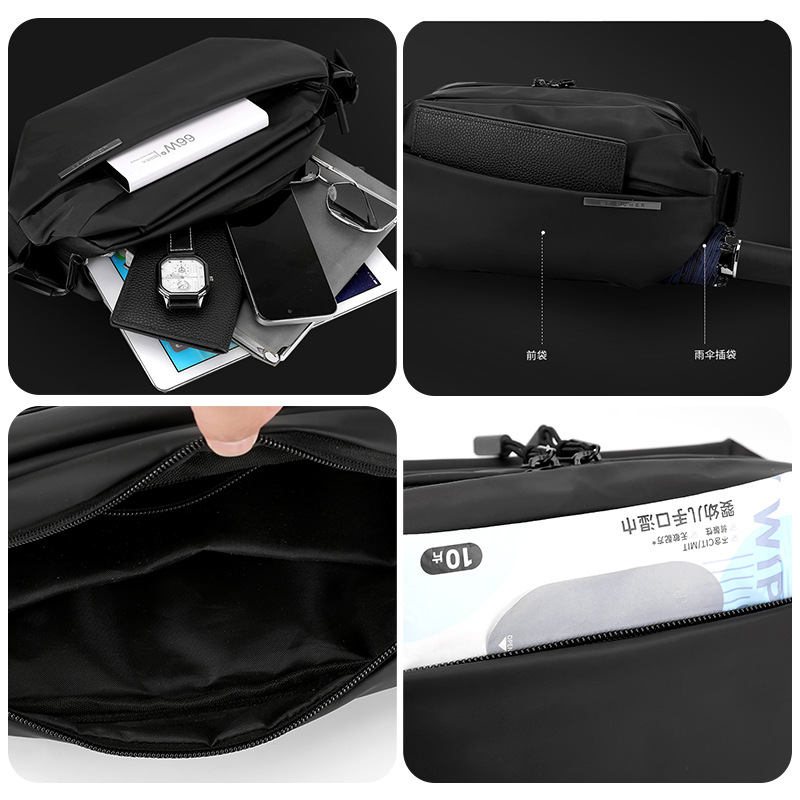 Bolsa crossbody masculina leve - Waterproof Cycling Commute avaliação e preço